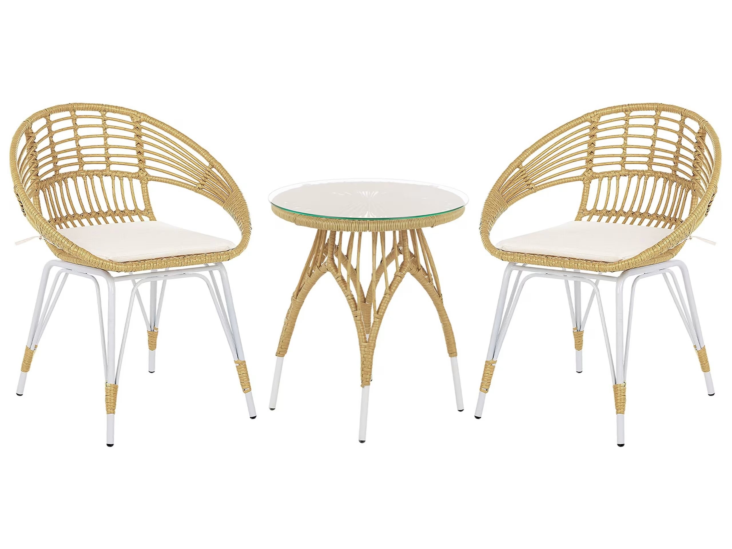 Natural Rattan Balcony Set