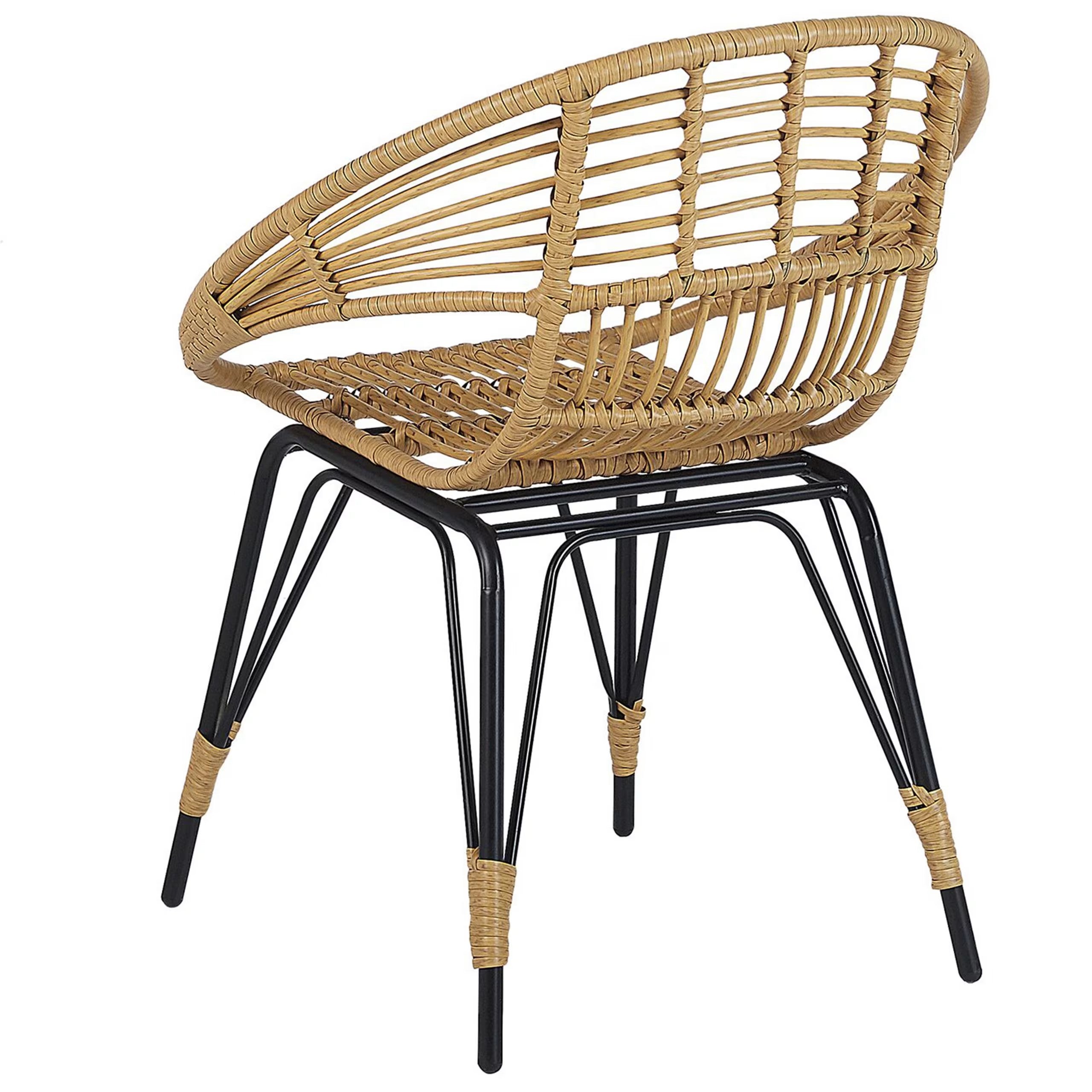 Natural Rattan Balcony Set