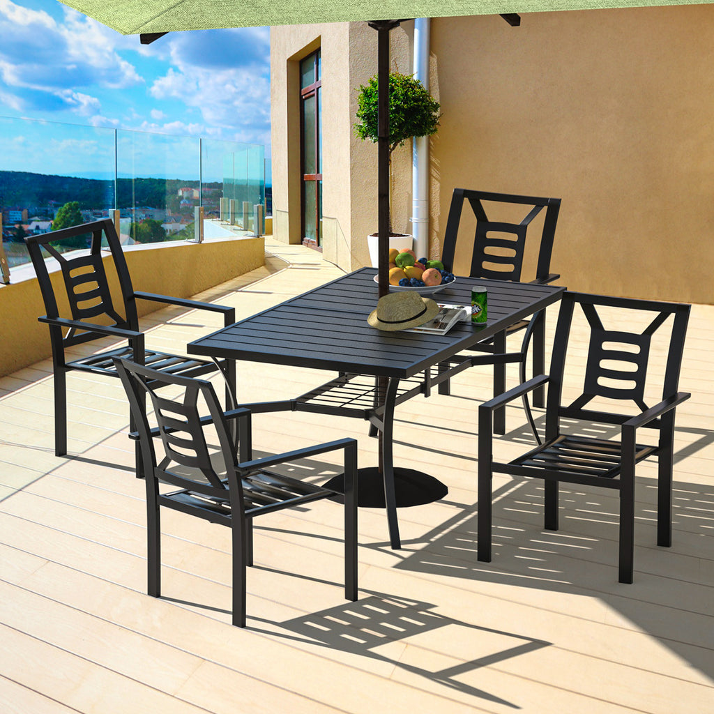 2pk Patio Steel Chairs