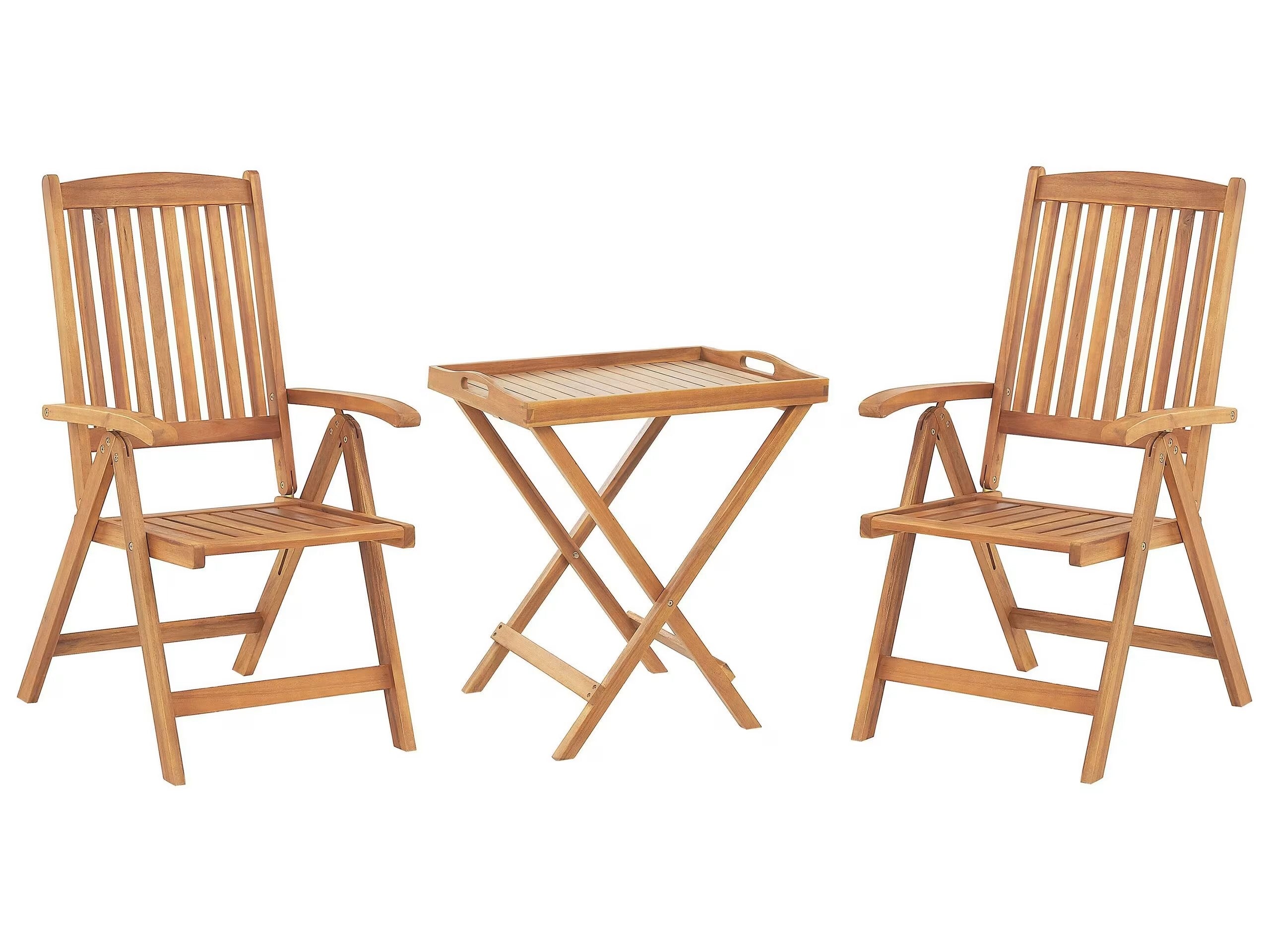 Acacia Wood Balcony Set