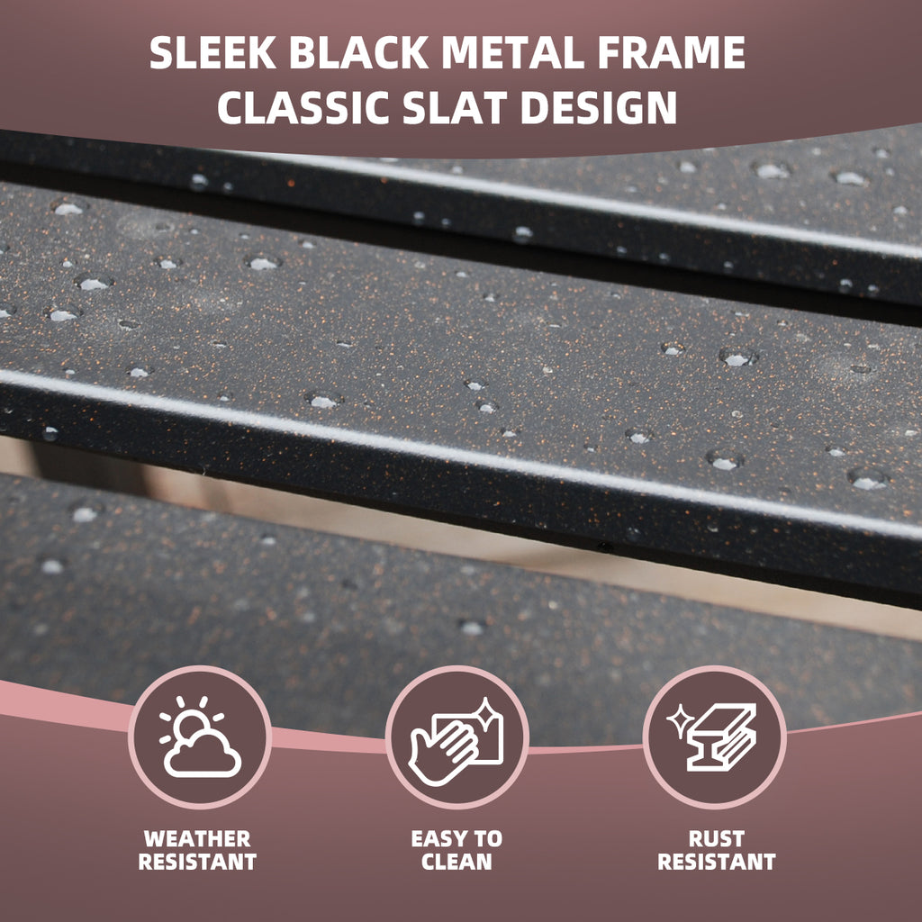 2pk Patio Steel Chairs