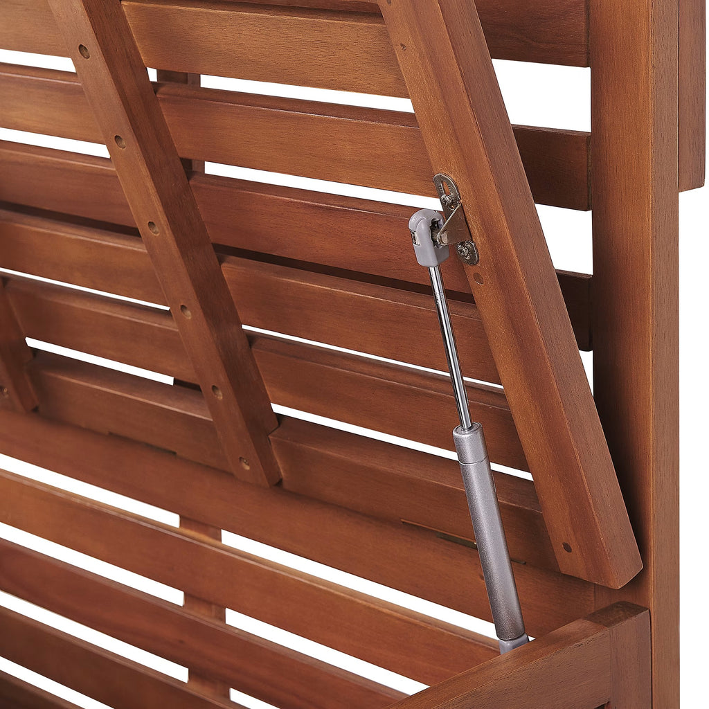 Acacia Wood Wall Bench