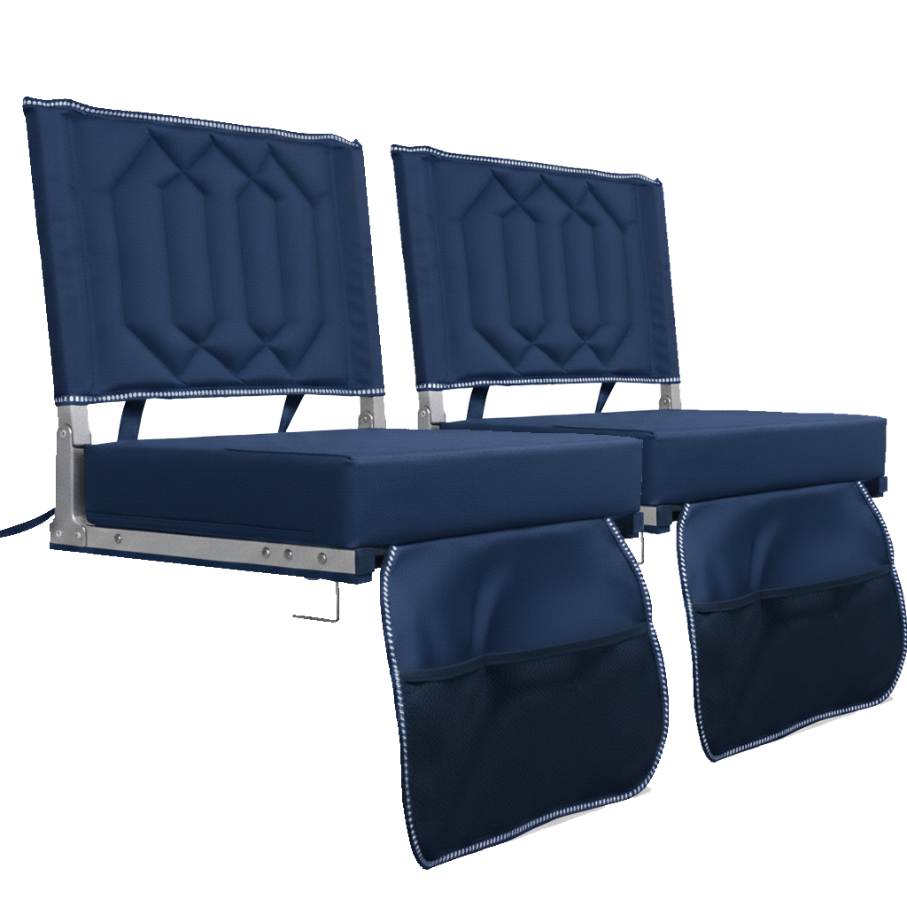 Freesky Comfortable Stadium Seats for Bleachers with Back Support & Cushioned Seat