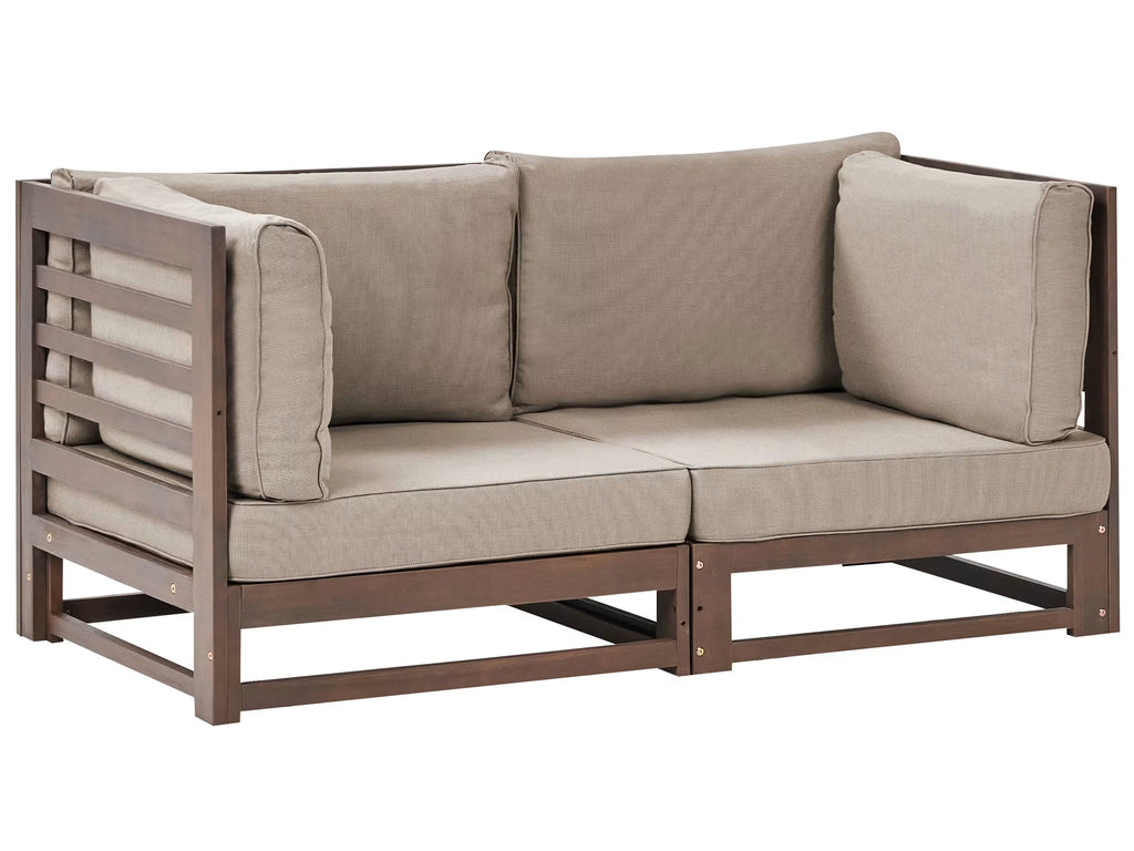 2 Seater Sofa in Acacia Wood