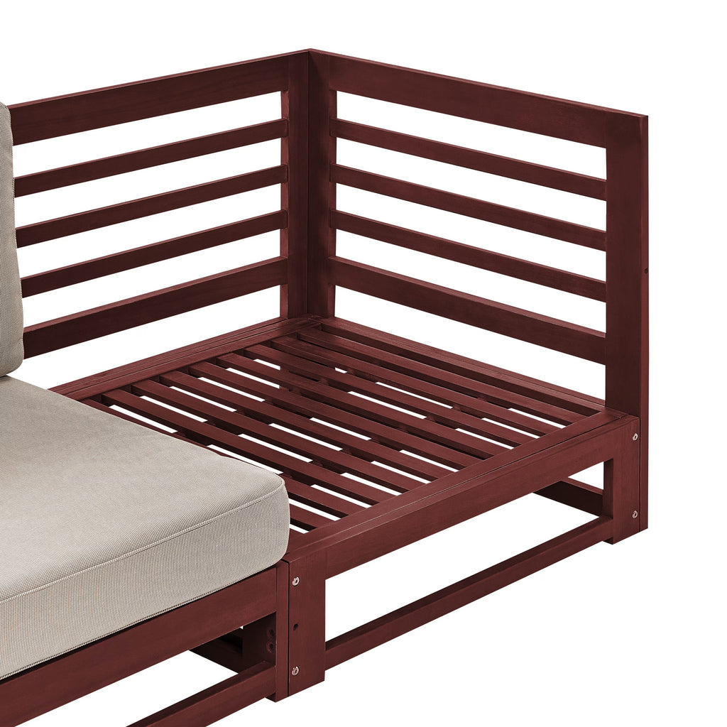 2 Seater Sofa in Acacia Wood