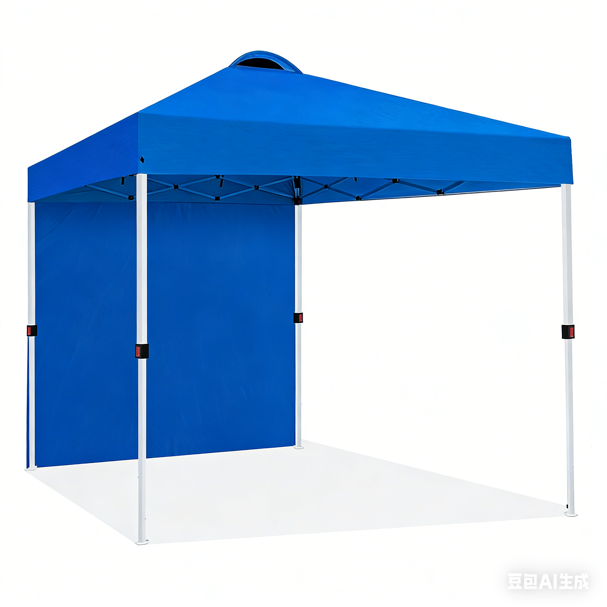 FREESKY 10x10 ft Pop Up Canopy with 1 Removable Sidewall, Straight Leg Instant Tent Sun Shelter for Privacy & Wind Protection, Outdoor Event Gazebo with Carry Bag & Stakes