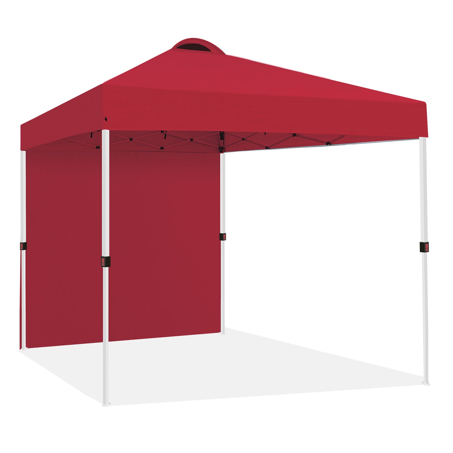FREESKY 10x10 ft Pop Up Canopy with 1 Removable Sidewall, Straight Leg Instant Tent Sun Shelter for Privacy & Wind Protection, Outdoor Event Gazebo with Carry Bag & Stakes