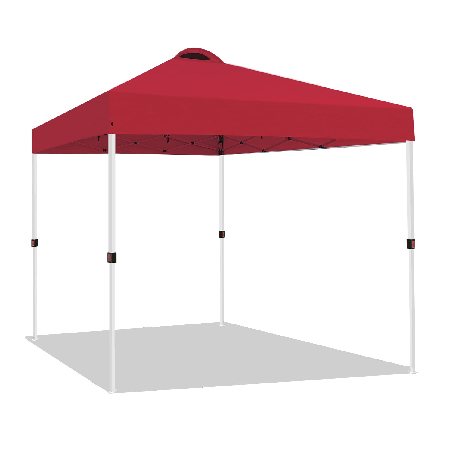FREESKY 10x10 ft One-Push Instant Pop Up Canopy Tent, Central Hub Patent Technology for 1-Person Setup, Easy Setup Folding Shelter with Wheeled Bag, UV Protect Gazebo
