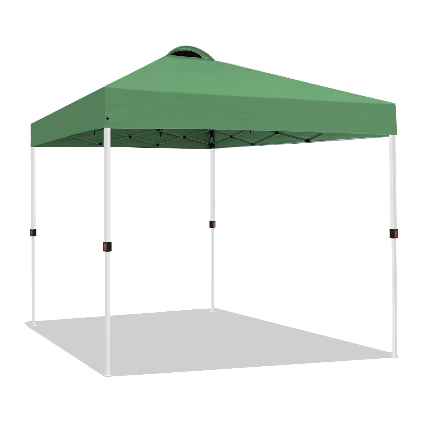 FREESKY 10x10 ft One-Push Instant Pop Up Canopy Tent, Central Hub Patent Technology for 1-Person Setup, Easy Setup Folding Shelter with Wheeled Bag, UV Protect Gazebo