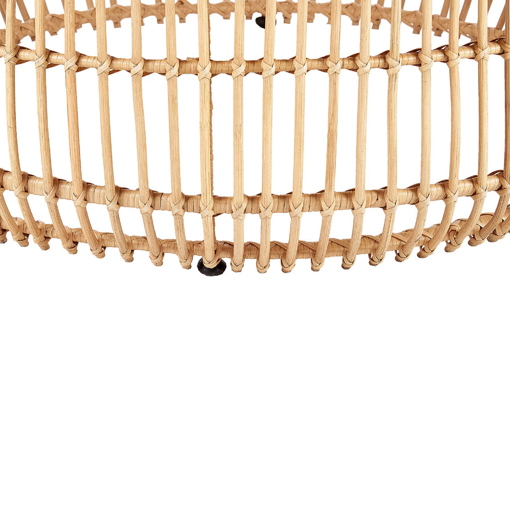 Natural Beige Rattan Coffee Table
