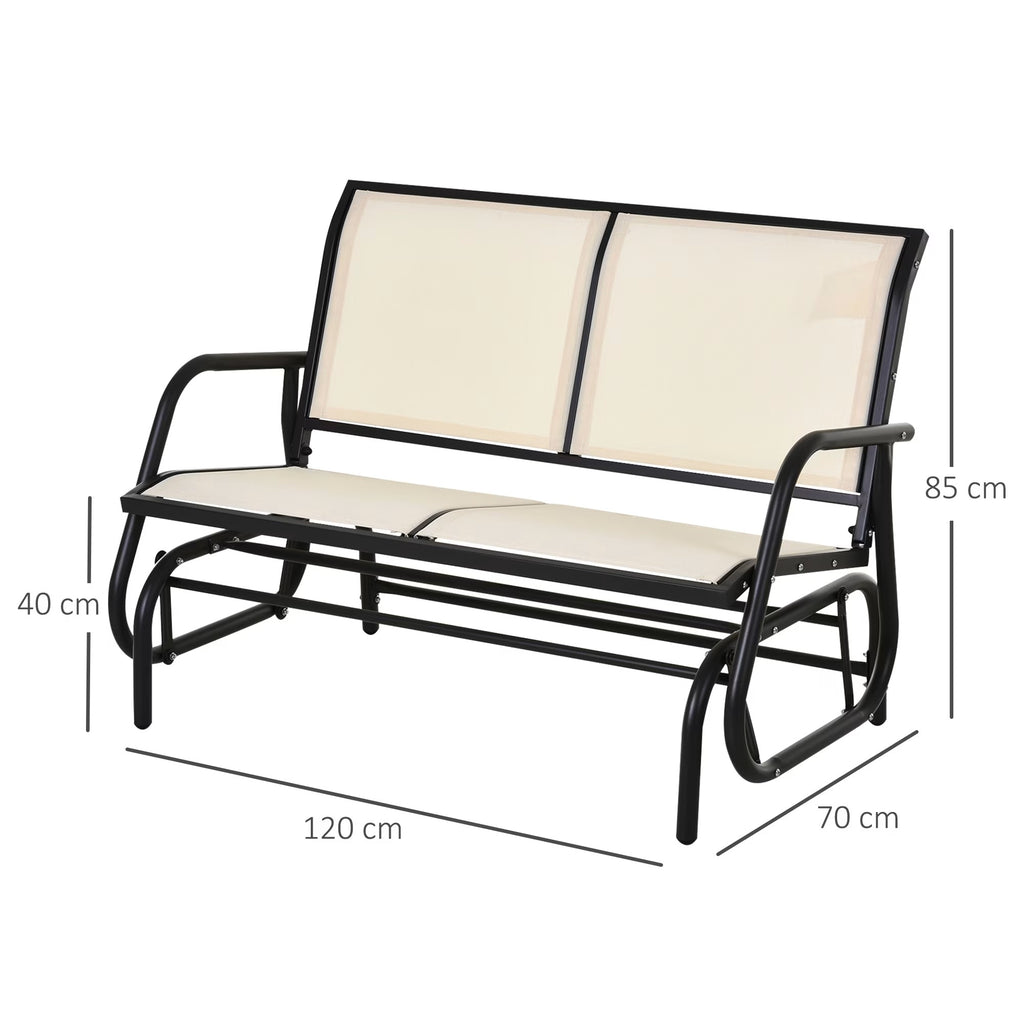 2-Seater Rocking Bench