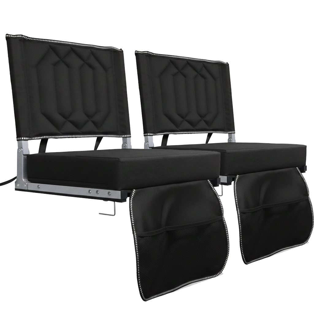 Freesky Comfortable Stadium Seats for Bleachers with Back Support & Cushioned Seat