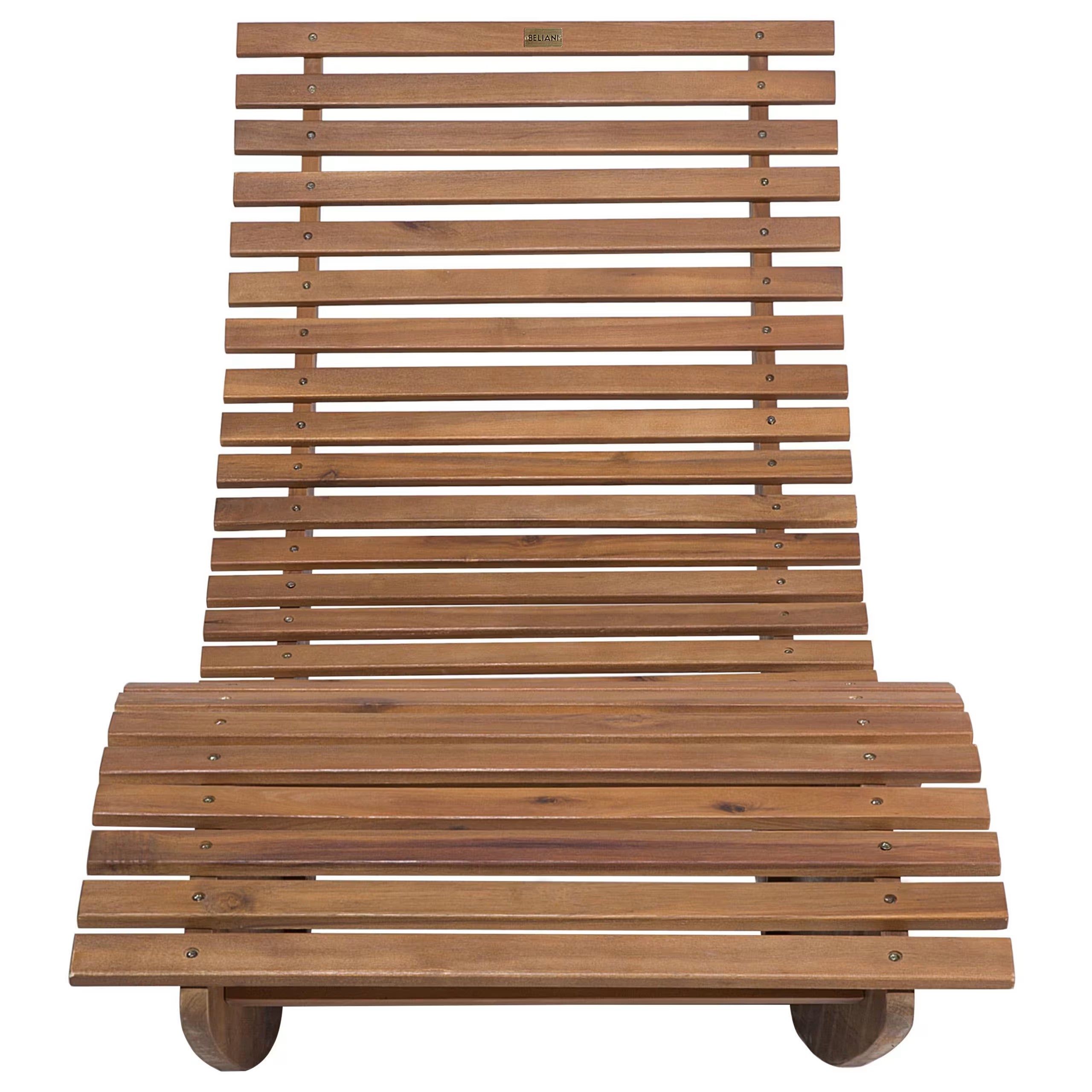 Wooden Lounger with Cushion