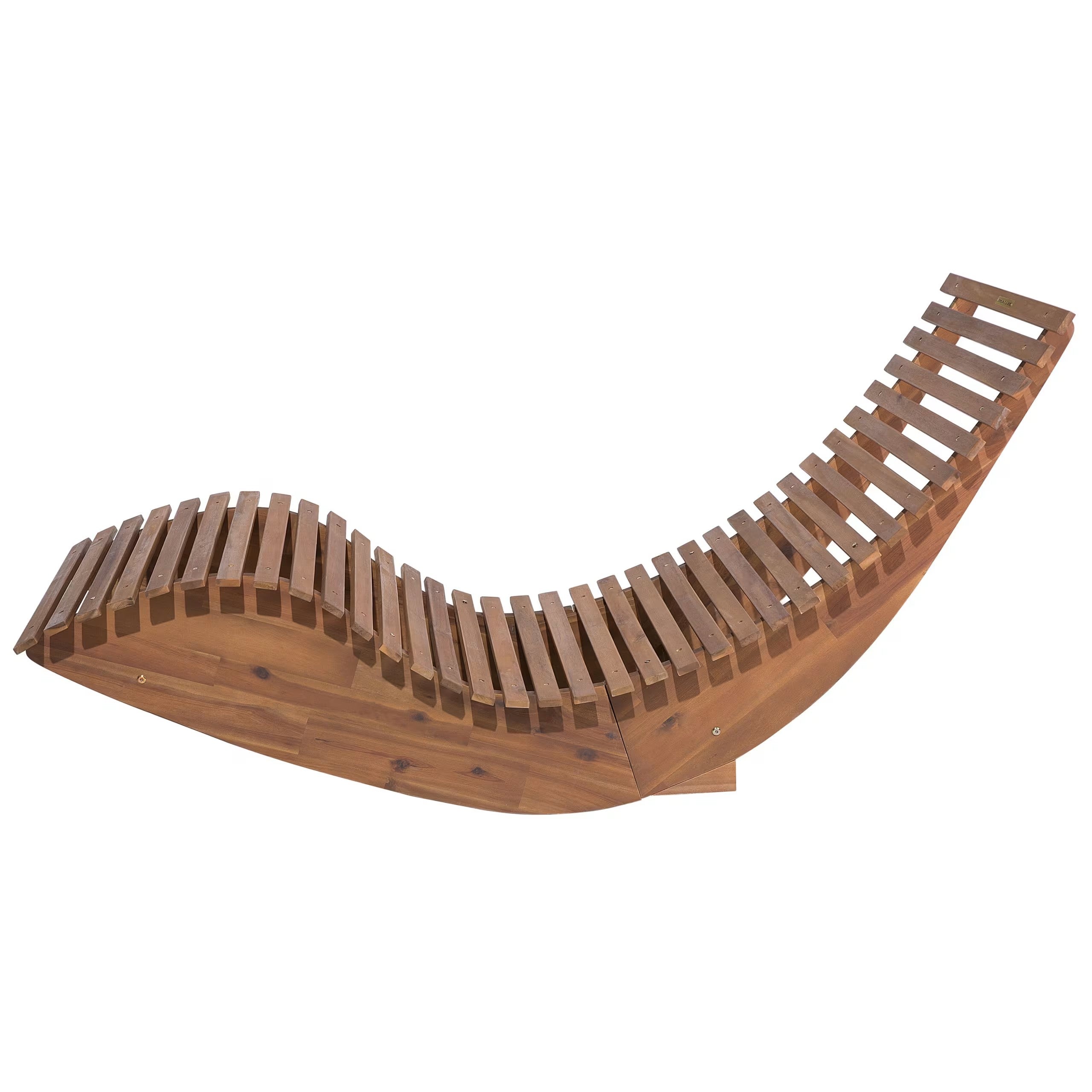 Wooden Lounger with Cushion