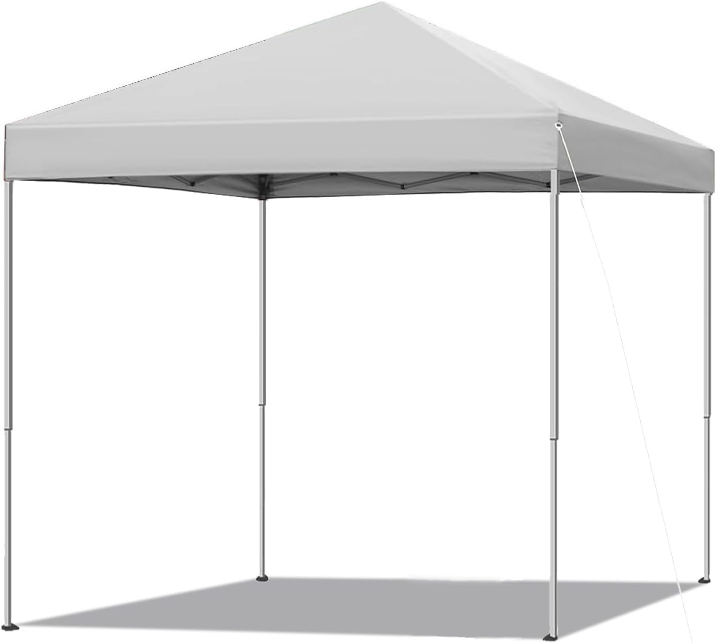 FREESKY 6x6 ft Compact Pop Up Canopy Tent, Portable Straight Leg Sun Shelter for Small Spaces, Kids Play Area, Personal Fishing Tent, Beach & Sidewalk Booth