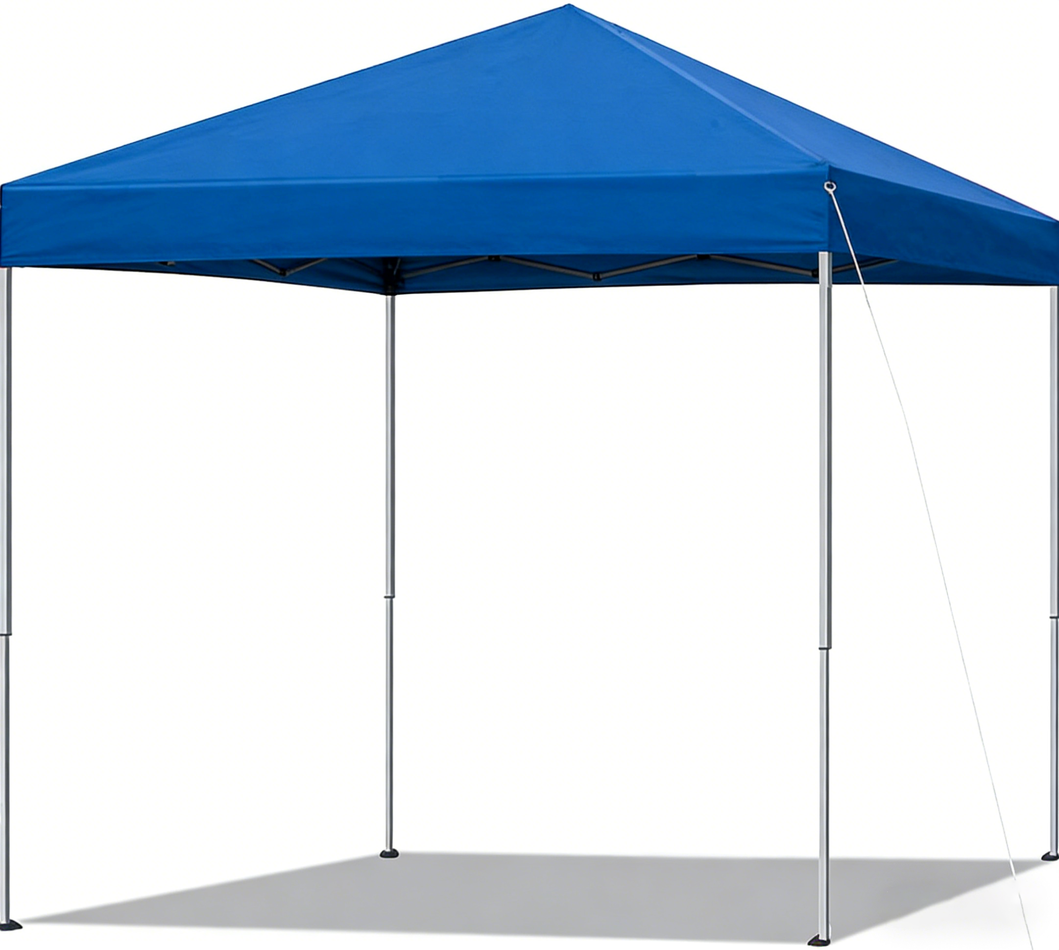 FREESKY 6x6 ft Compact Pop Up Canopy Tent, Portable Straight Leg Sun Shelter for Small Spaces, Kids Play Area, Personal Fishing Tent, Beach & Sidewalk Booth