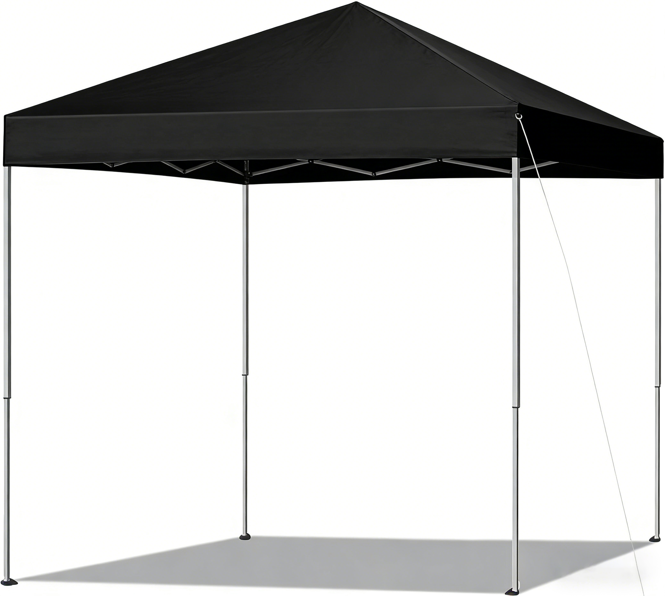 FREESKY 6x6 ft Compact Pop Up Canopy Tent, Portable Straight Leg Sun Shelter for Small Spaces, Kids Play Area, Personal Fishing Tent, Beach & Sidewalk Booth
