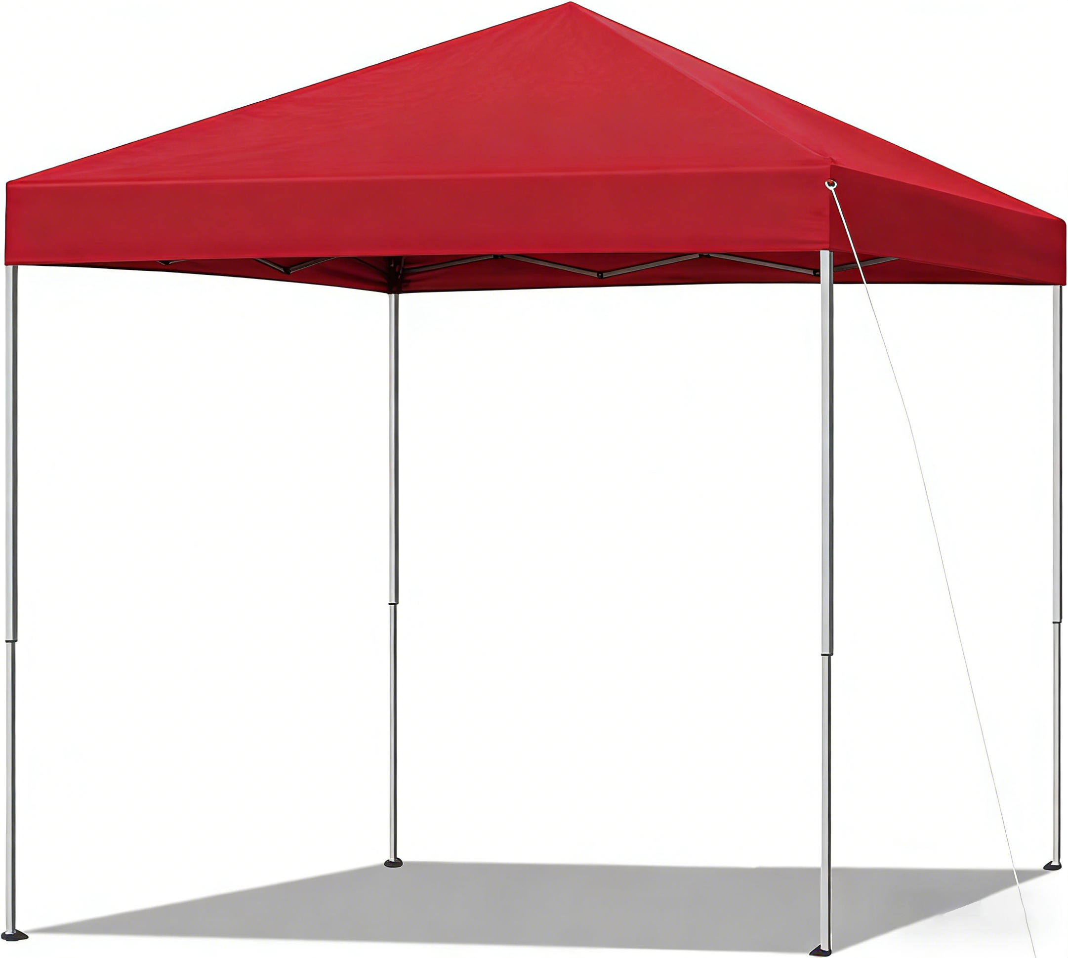 FREESKY 6x6 ft Compact Pop Up Canopy Tent, Portable Straight Leg Sun Shelter for Small Spaces, Kids Play Area, Personal Fishing Tent, Beach & Sidewalk Booth