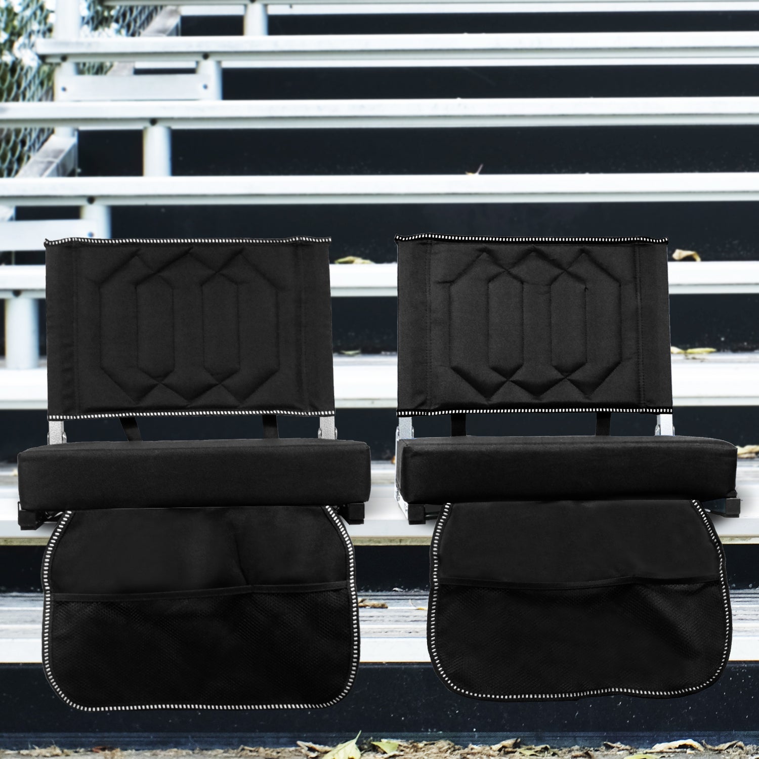 Freesky Comfortable Stadium Seats for Bleachers with Back Support & Cushioned Seat