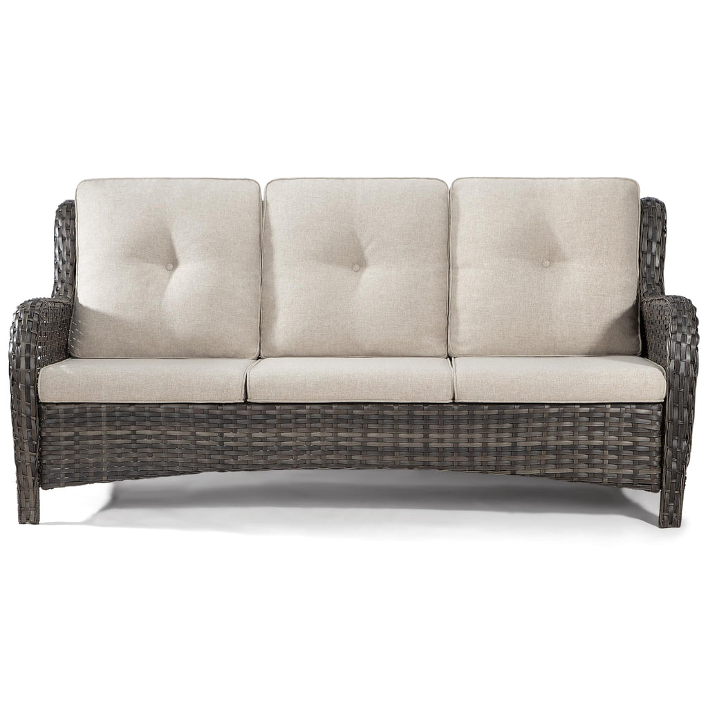 3 Person Patio Wicker Sofa V25PF025