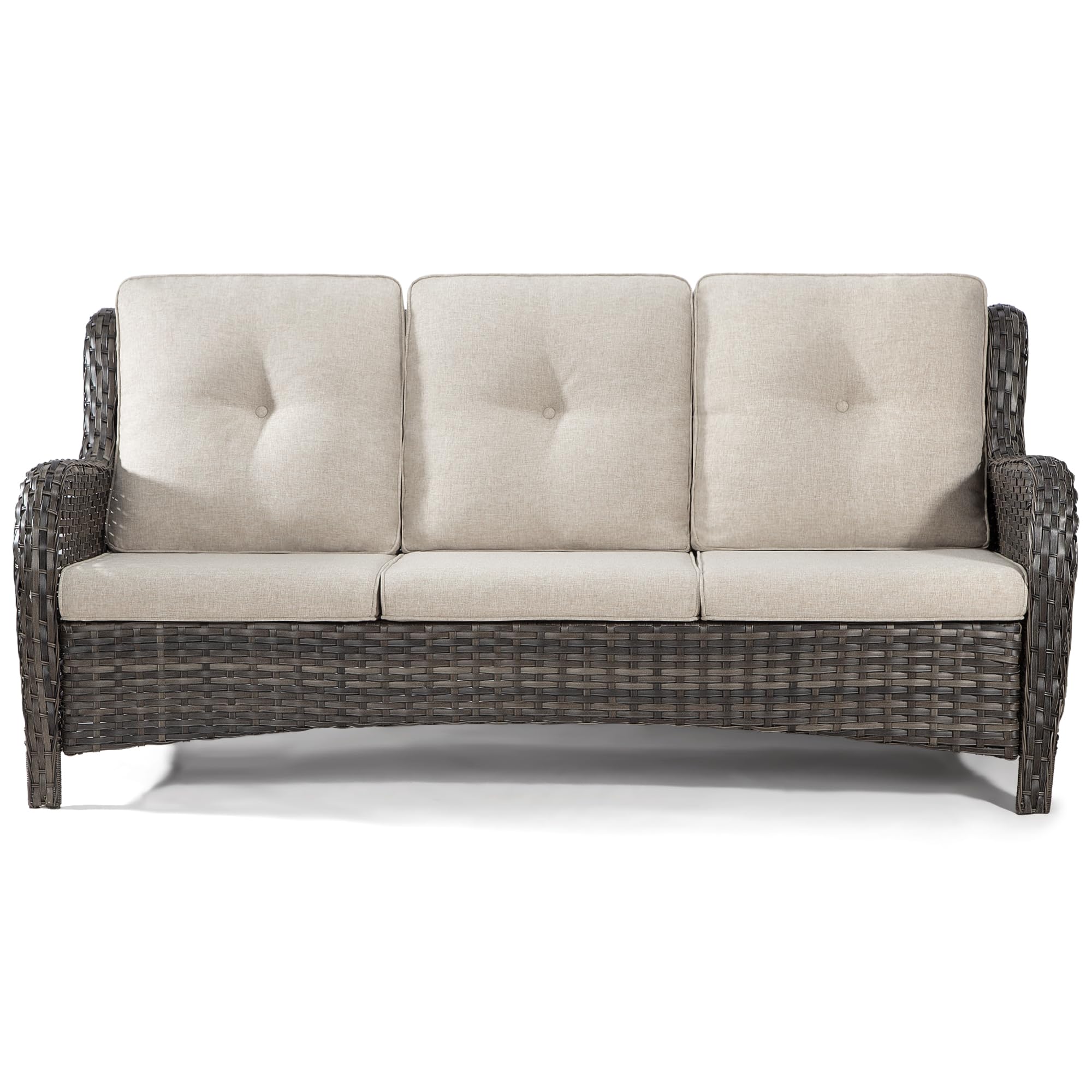 3 Person Patio Wicker Sofa V25PF025