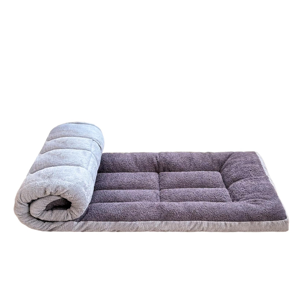 TEISURE Thick Camping Sleeping Pad - Lamb Fluff Camping Cot Pads for Adult, Soft Sleeping Mat, Non-Slip Camping Mattress Pad for Car Tent