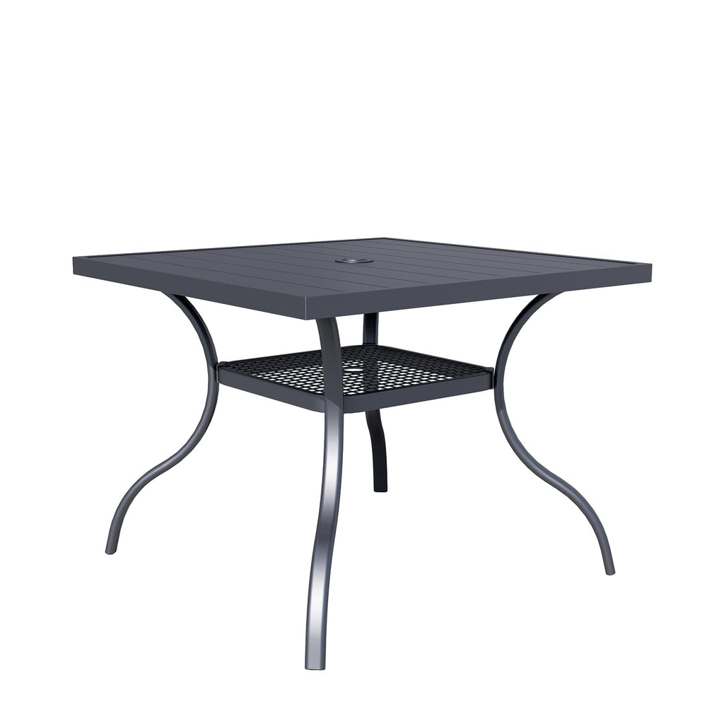 Patio Square Steel Dining Table