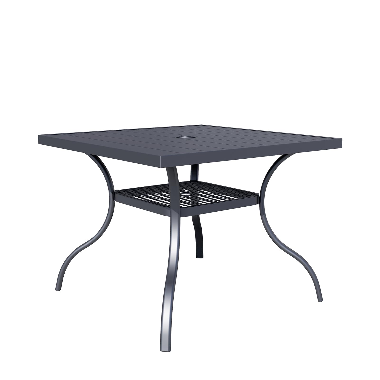 Patio Square Steel Dining Table