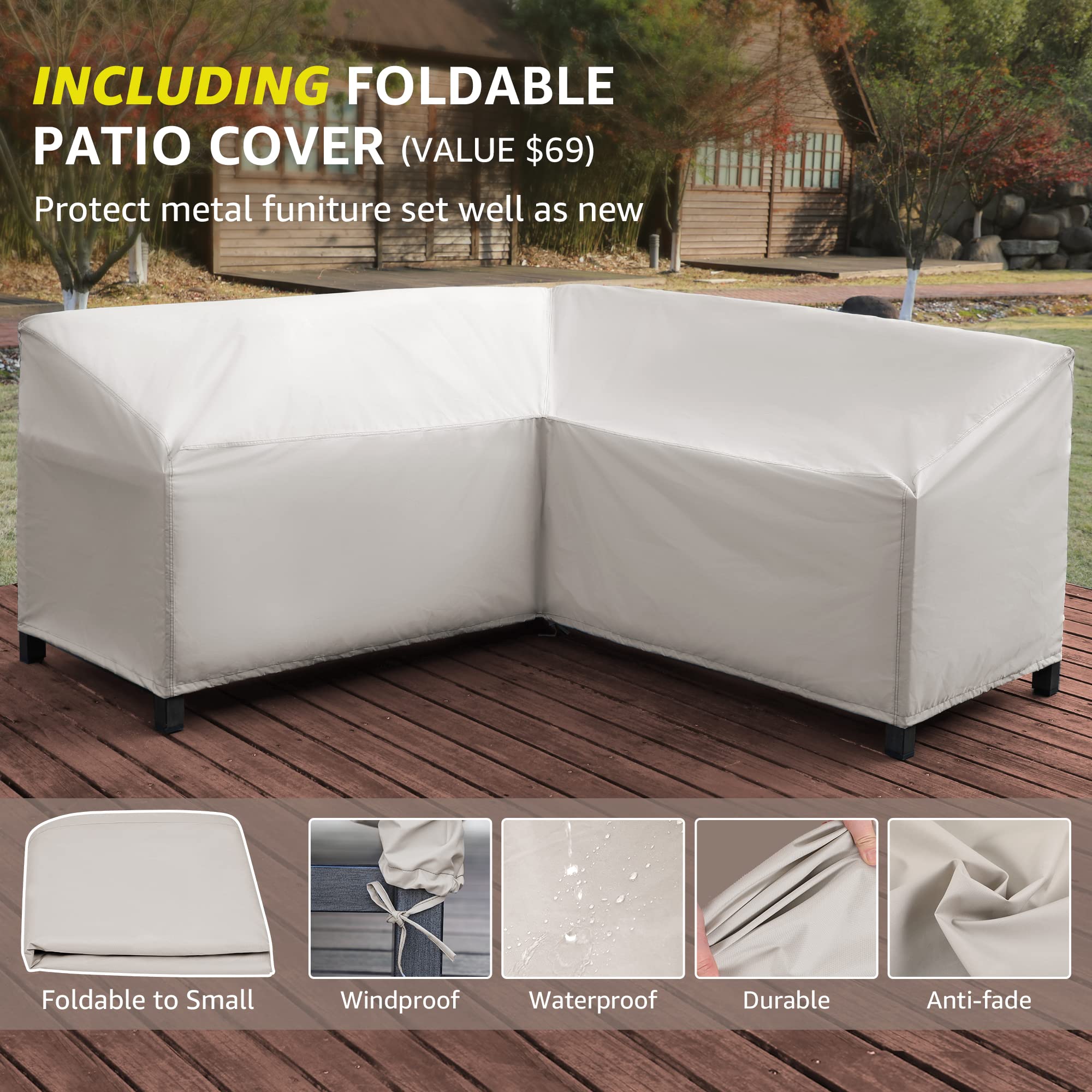 6pcs Outdoor Sectional