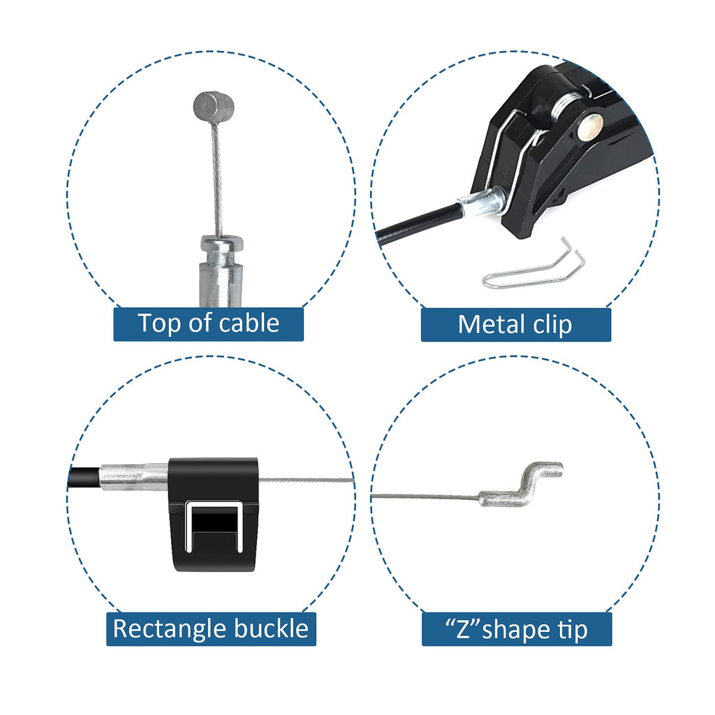 TEISURE Recliner Replacement Parts with Pull Handle and Release Cable (2-Sets), Repair Recliner Mechanism Parts Compatible with Most Furniture of Recliner Sofa Couch Chair
