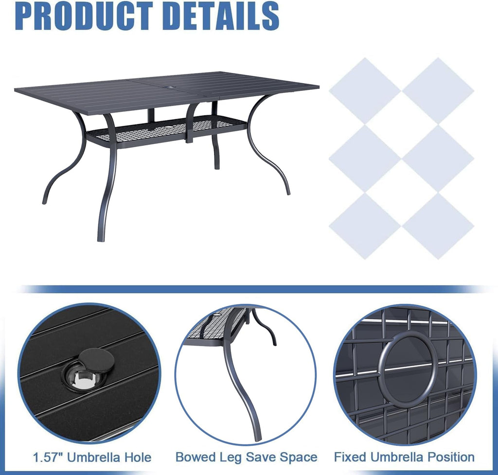 7pcs Patio Dining Set