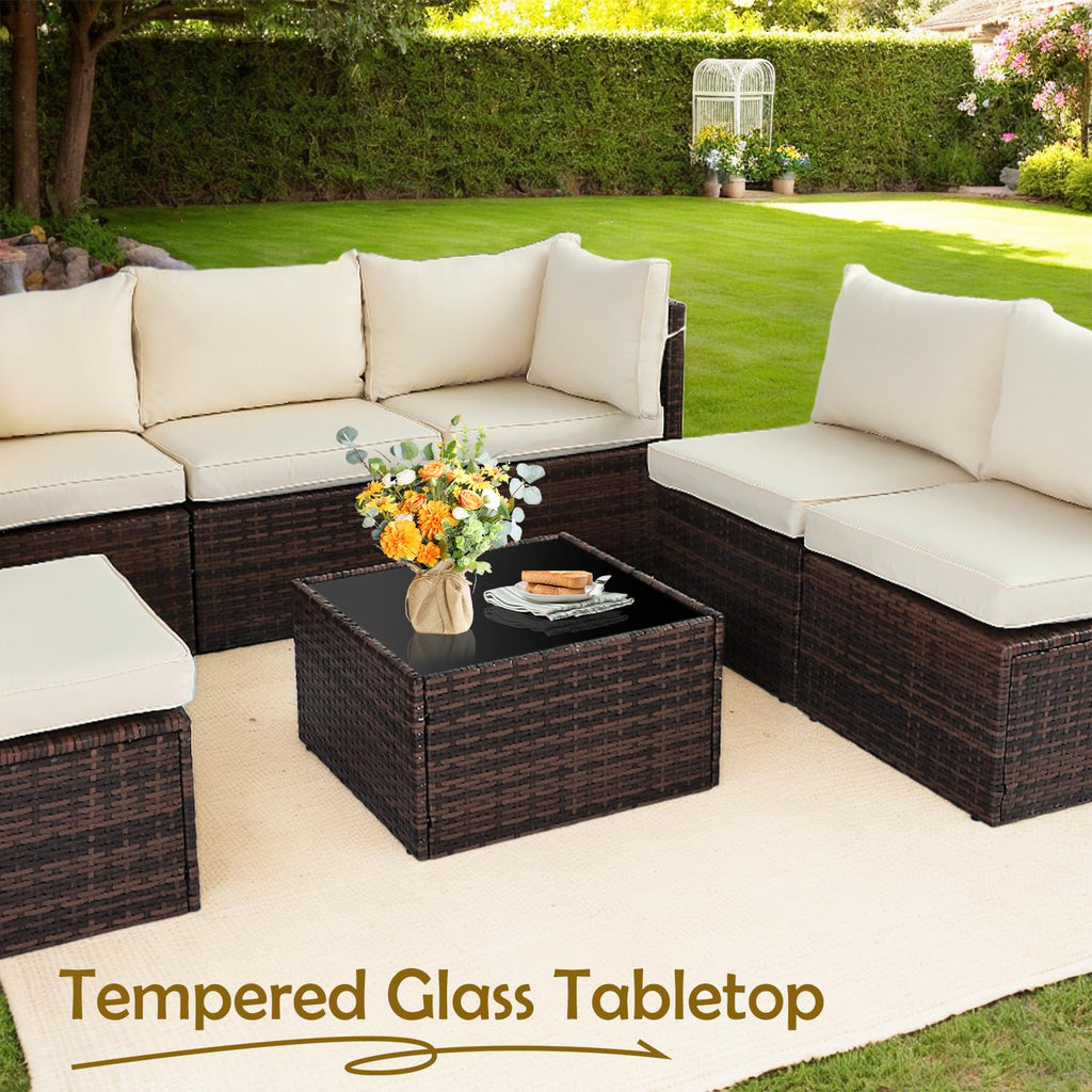 7pcs Patio Conversation Set