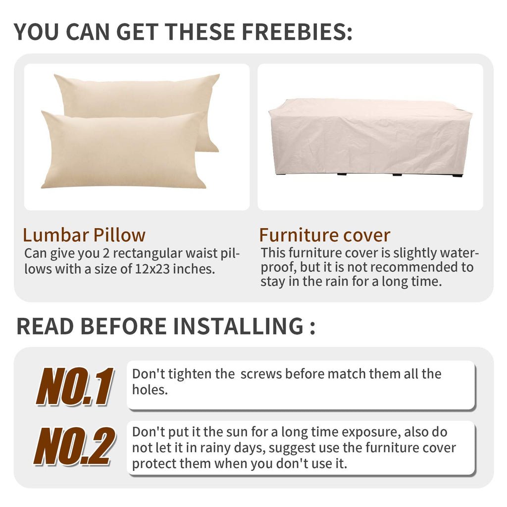 3 Person Patio Wicker Sofa V25PF024