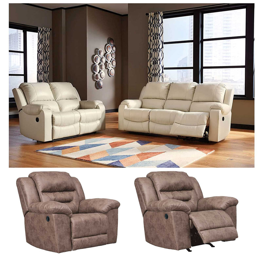 TEISURE Recliner Replacement Parts with Pull Handle and Release Cable (2-Sets), Repair Recliner Mechanism Parts Compatible with Most Furniture of Recliner Sofa Couch Chair