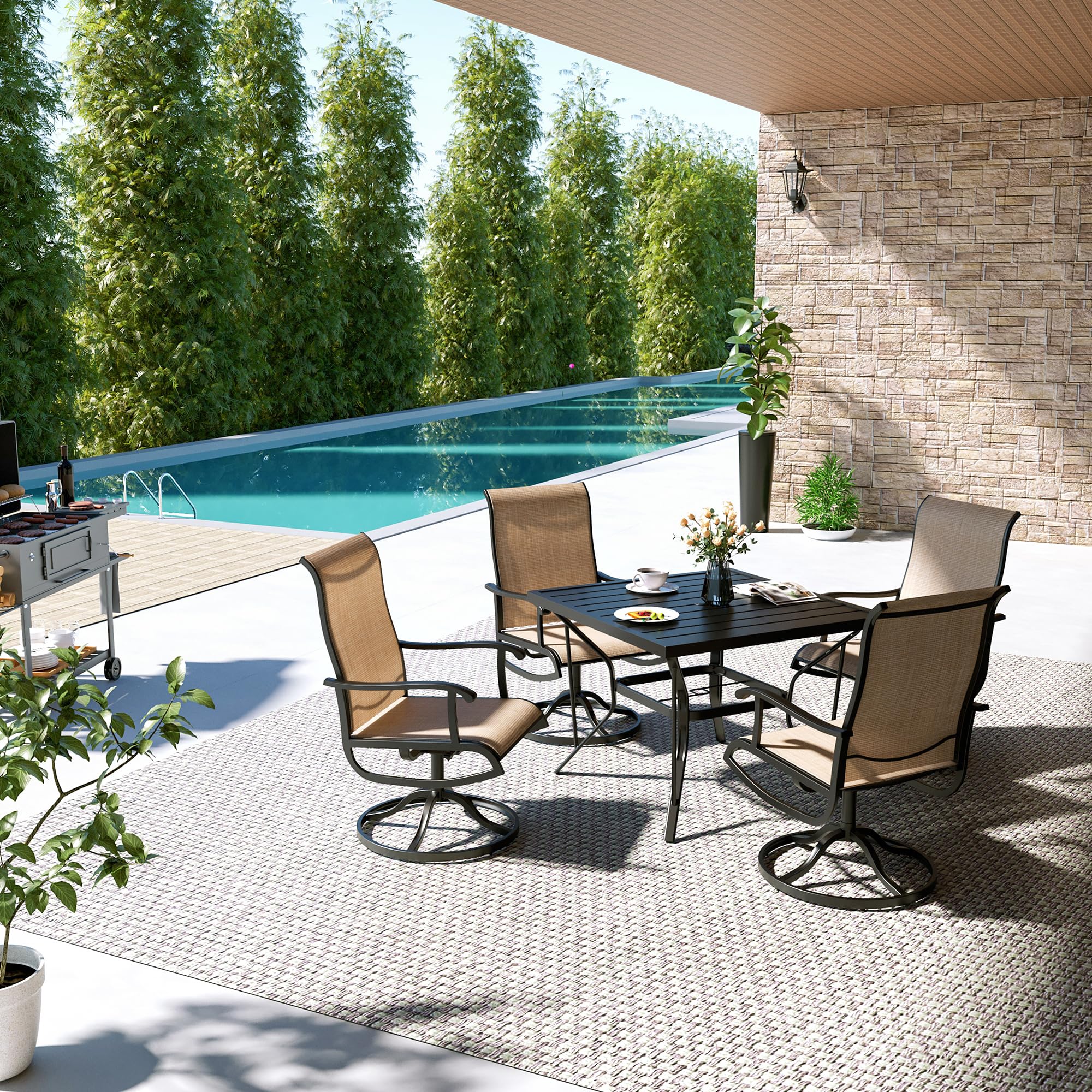 5pcs Patio Dining Set