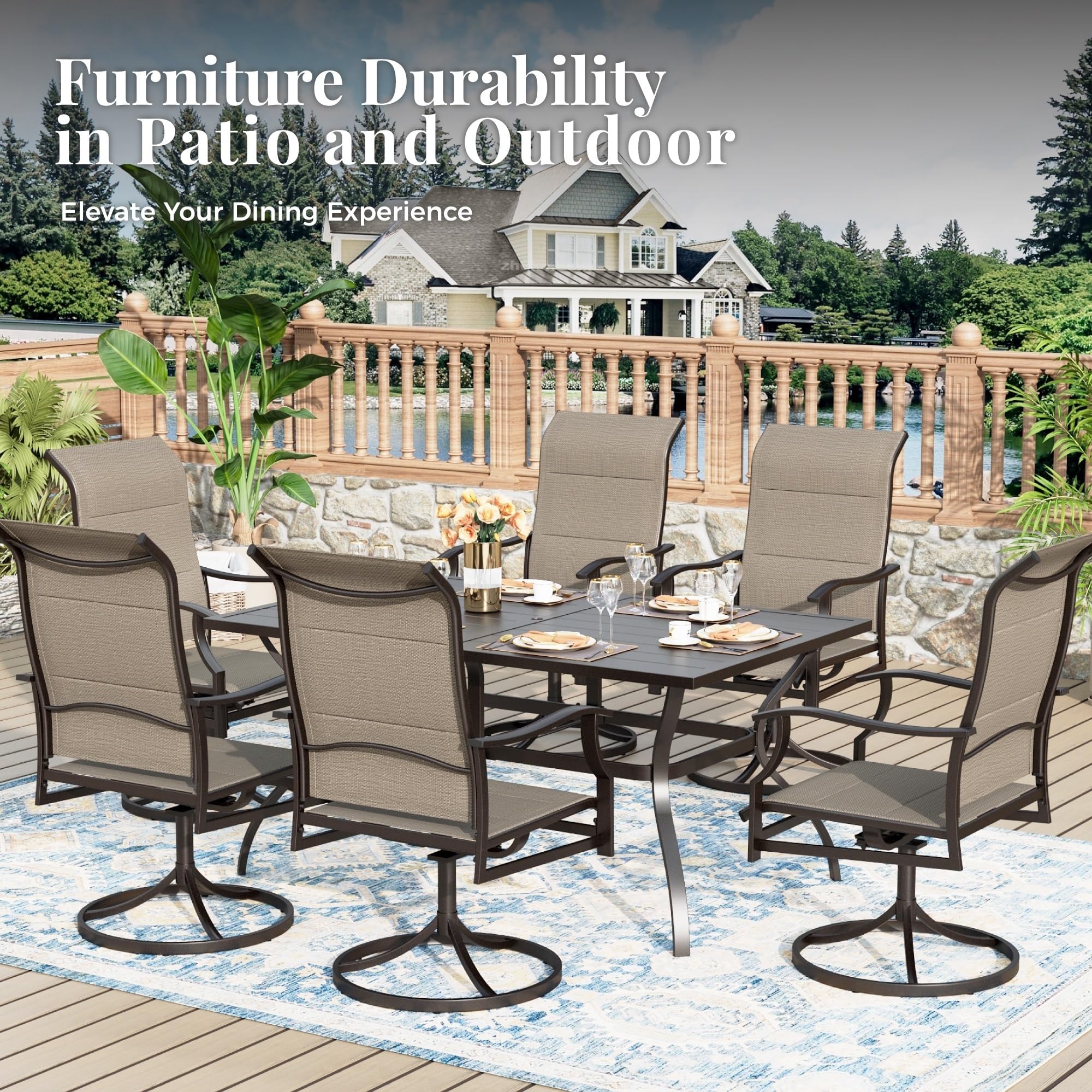 7pcs Patio Dining Set