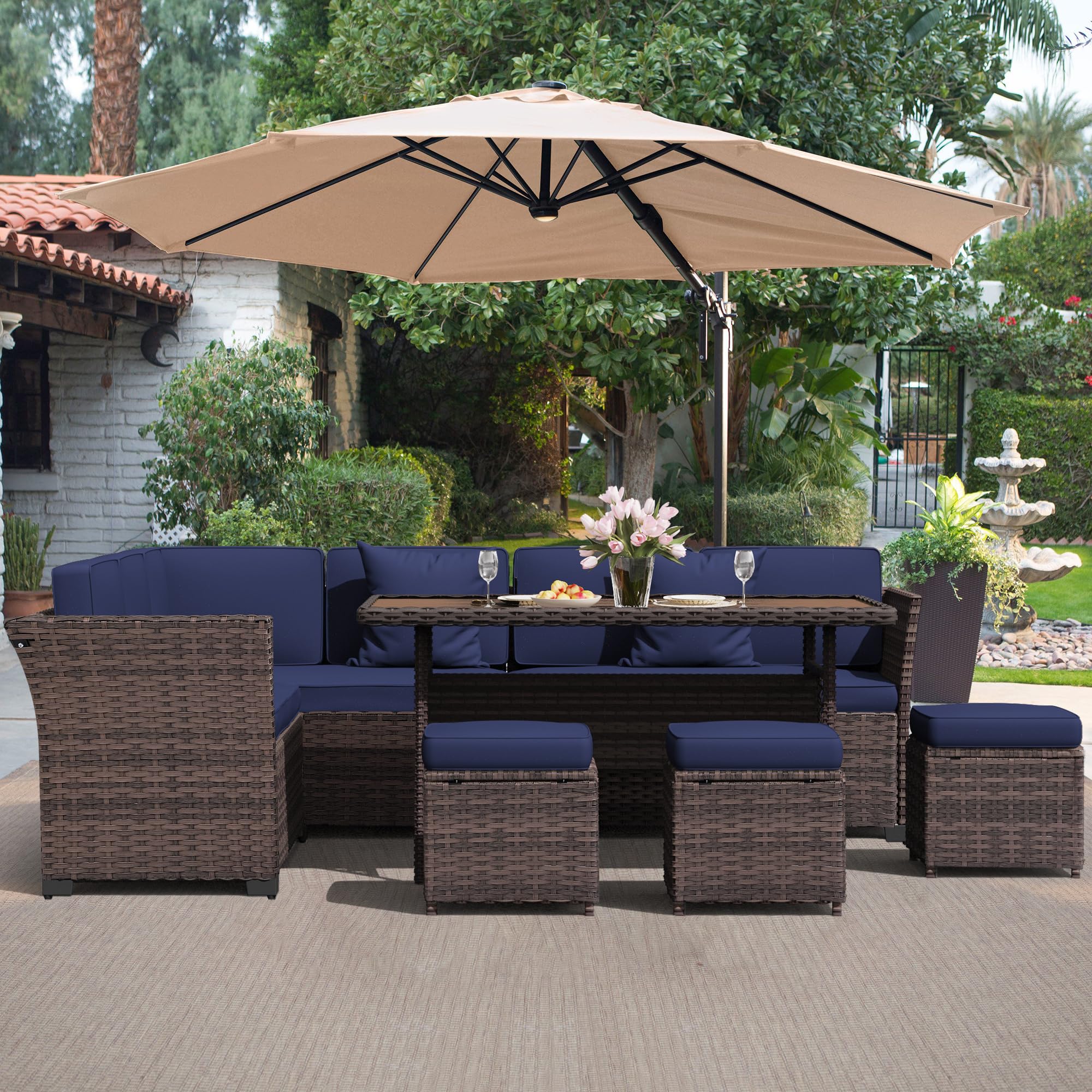 7pcs Patio Furniture Set