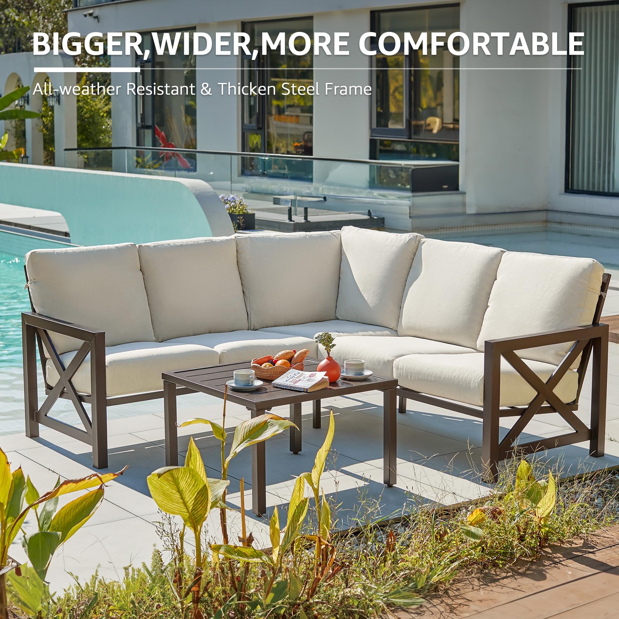 6pcs Outdoor Sectional