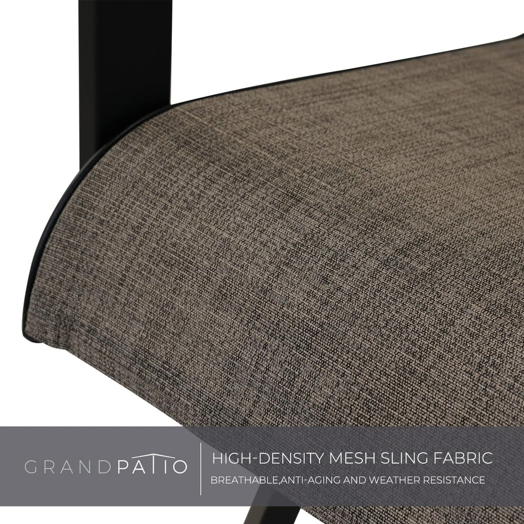 2pcs Patio Bar Swival Chairs