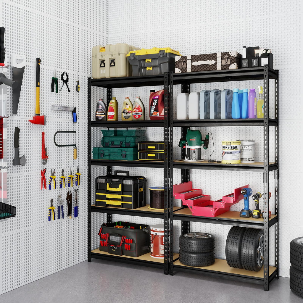 TEISURE Storage Rack,2400 LBS Garage Shelving Units,16" x 35.5'' x 72'' Storage Shelves Heavy Duty