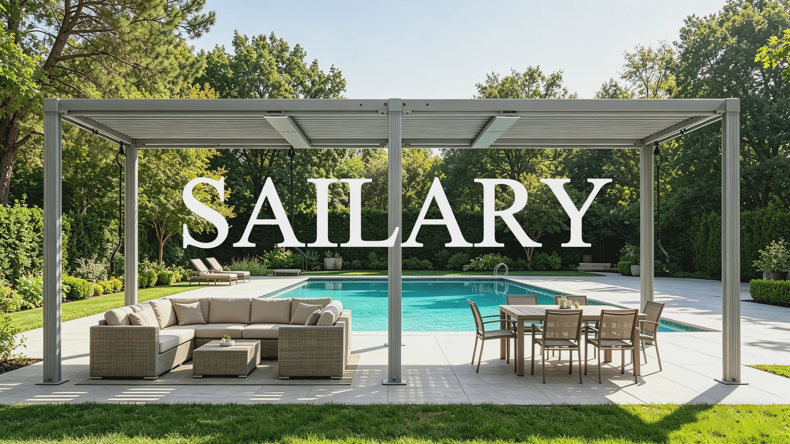 Louvered Pergola 12' x 20', Outdoor Aluminum Pergola with Reinforced Steel Roof, Heavy-Duty Hardtop Gazebo for Patio Deck, Weatherproof Sun Shade Shelter, Grey